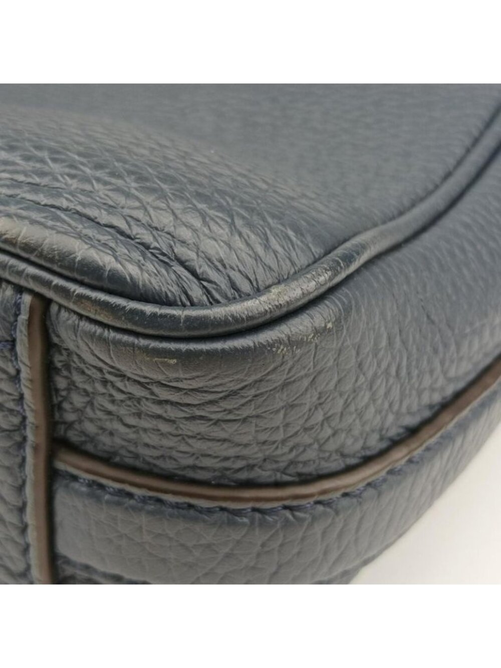 ★SOLD★ Louis Vuitton Alma Briefcase MM Navy Taurillon Leather - Picture 15 of 16